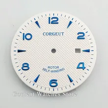 4 типа Hoting Corgeut/стерильный 35,6 мм Циферблат подходит ETA 2836, Miyota 8215 8205 821A движение