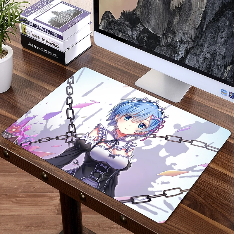 SIANCS Japan Anime Mousepad XL 60 x 40cm Game Gamer gaming Mouse pad RE Rem Ram Office Desk Mat