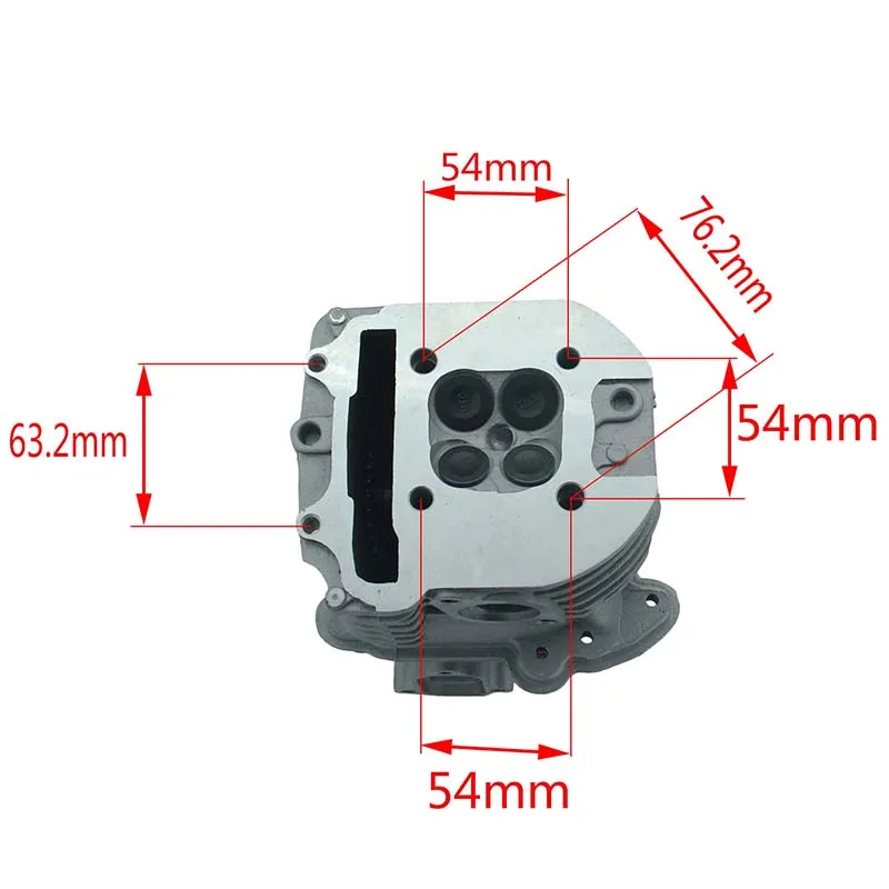 200cc GY6 головка цилиндра с 4 клапаном для настроенных GY6 125cc двигатель ATV питбайк мотоцикл 2GT-185