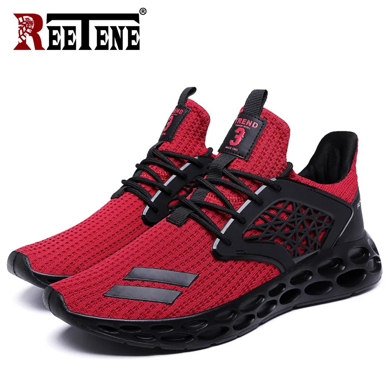 REETENE 2019 Spring Summer Fashion Mesh Men'S Shoes Comfortable Outdoor Casual Shoes Men Breathable Summer Men Sneakers REETENE 2019 Spring Summer Fashion Mesh Men'S Shoes Comfortable Outdoor Casual Shoes Men Breathable Summer Men Sneakers