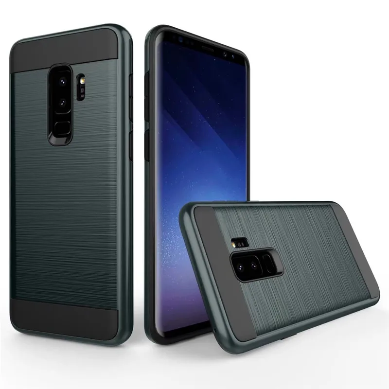 Антидетонационных чехол для samsung GalaxyS6 7 8 9 S6 Edge S8 плюс углеродного волокна Drawbench