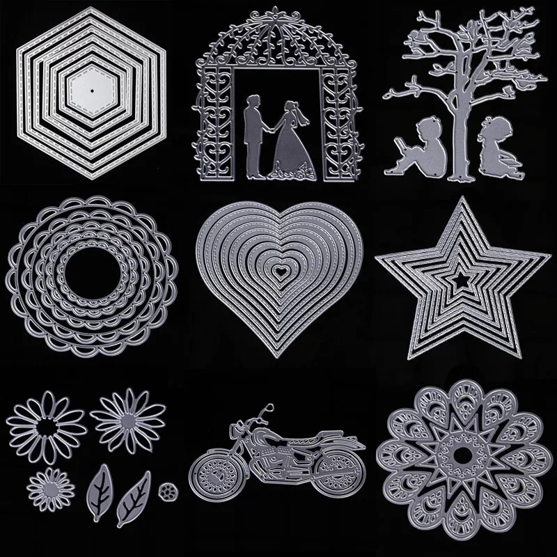Metal Circles Die Cuts Metal Die Cutting Dies In Scrapbooking Embossing