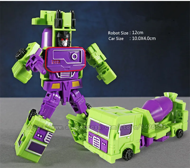WJ Transformers Hercules DEVASTATOR 6 In 1 Engineering Car Action Figure KO