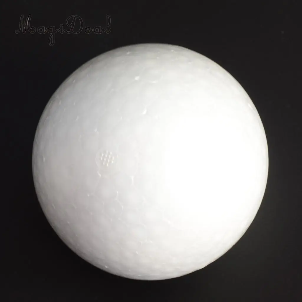 1 Piece Round Solid Polystyrene Styrofoam Foam Ball for Wedding Craft 150-250 mm DIY Christmas Party Decoration