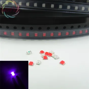 

500pcs 0805 SMD Purple/UV LED Super Bright Light Diode High Quality SMD Chip lamp beads Suitable for DIY bicycle and Car Retail