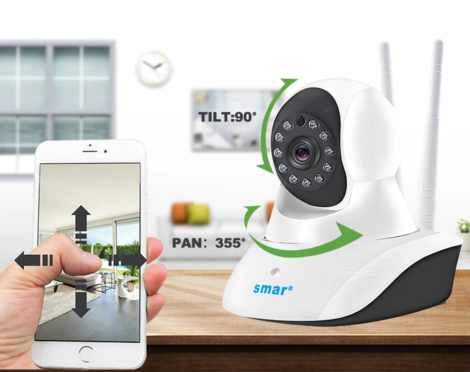 Smar Wireless 2MP IP Camera Home Security WIFI IP Camera 19201080 Surveillance Camera Night Vision CCTV Camera Baby Monitor  (3)