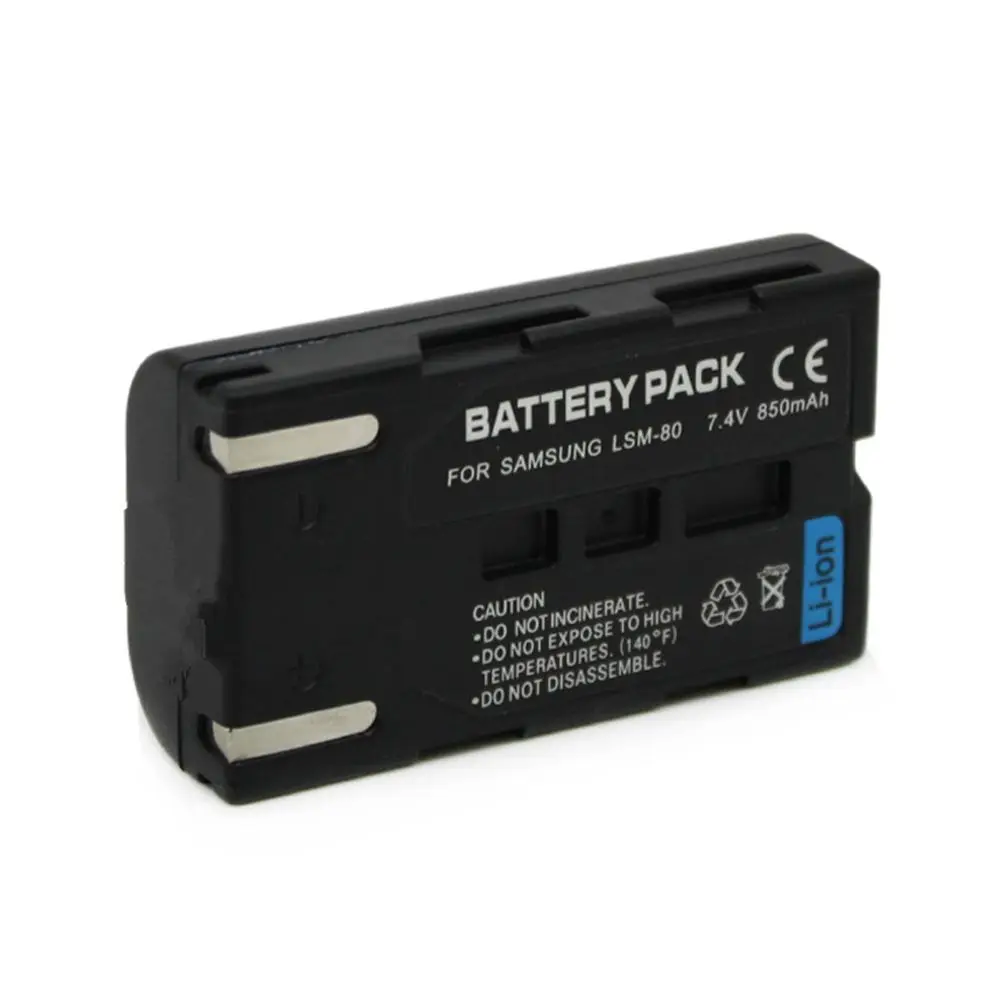 WHCYonline 850mAh LSM-80 SB-LSM80 LSM80 Аккумулятор для камеры SAMSUNG VP-DC175 VP-DC565 | Электроника