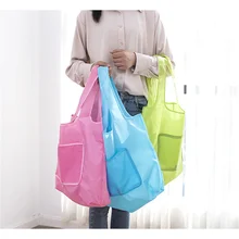 Креативная Экологическая сумка для хранения складные сумки для покупок многоразовые складные продуктовые нейлоновые многоразовые экосумки