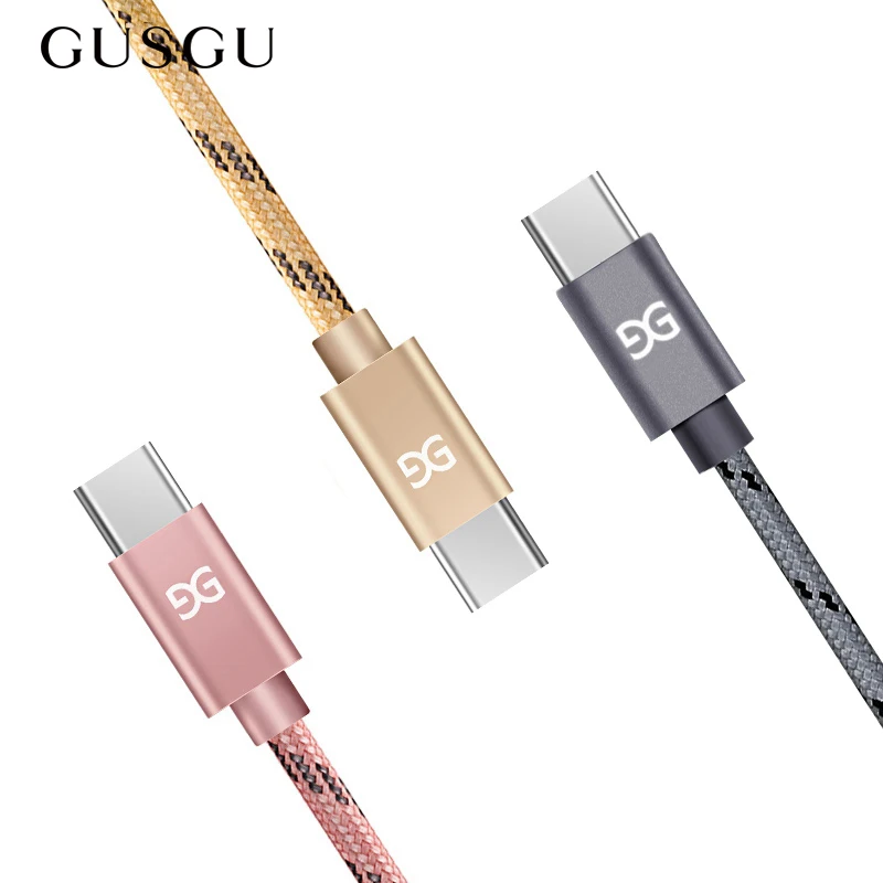 От GUSGU Тип usb C кабель UBS-C 2A быстрой зарядки Тип-C кабель для синхронизации данных кабель для Samsung Note 8/S8 Nexus 6 P Тип C Зарядное устройство кабель