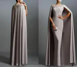 2019 платье vestido de madrinha длинный мыс кружева мать невесты платья официальная Вечеринка плюс Пром платье для свадеб вечернее свадебное платье