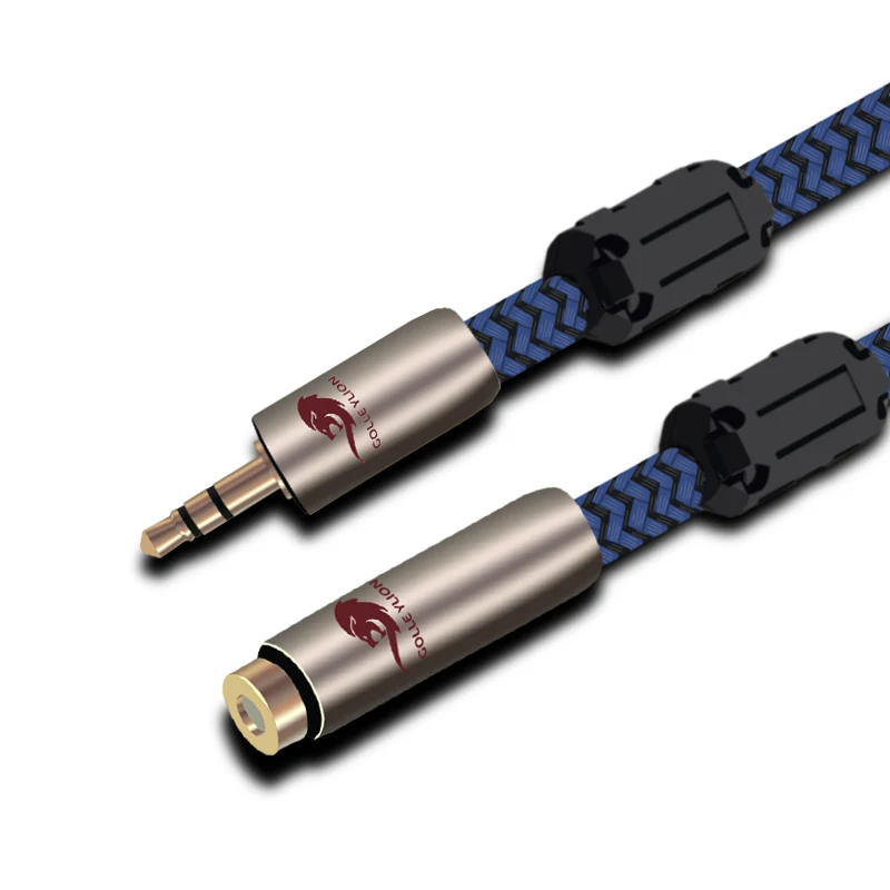 HIFI Mini Jack 3 5mm Extension Audio Cable Male to Female for Phone Headphone Stereo Car Speaker 3 5mm to 3 5mm OFC 75cm 1m 2m