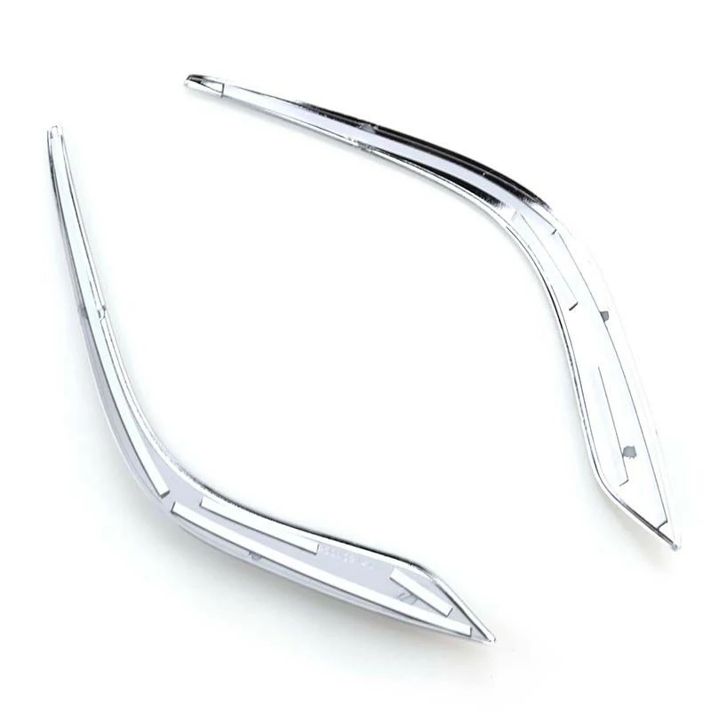 ABS Parts For Mazda 6 Atenza Gj Light Cover- Chrome Fog Lamp Trim Silver 1 Pair Replacement Practical