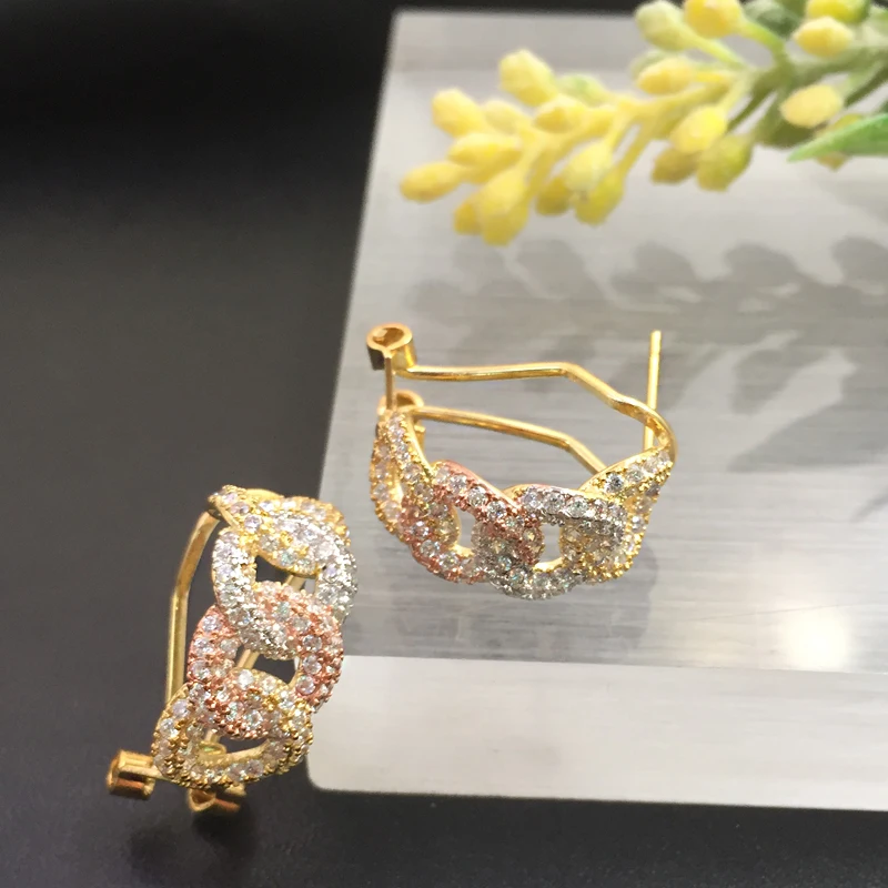 

Lanyika Fashion Jewelry Artistic Exquisite Romantic loveliness lacing Micro Plated Party Earrings Anniversary Daily Best Gift