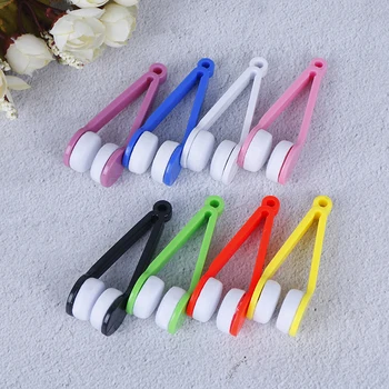 

New 1pc Sun Glasses Eyeglass Brush Cleaning Tool Microfiber Spectacles Cleaner Brush Cleaning Tool hot sale