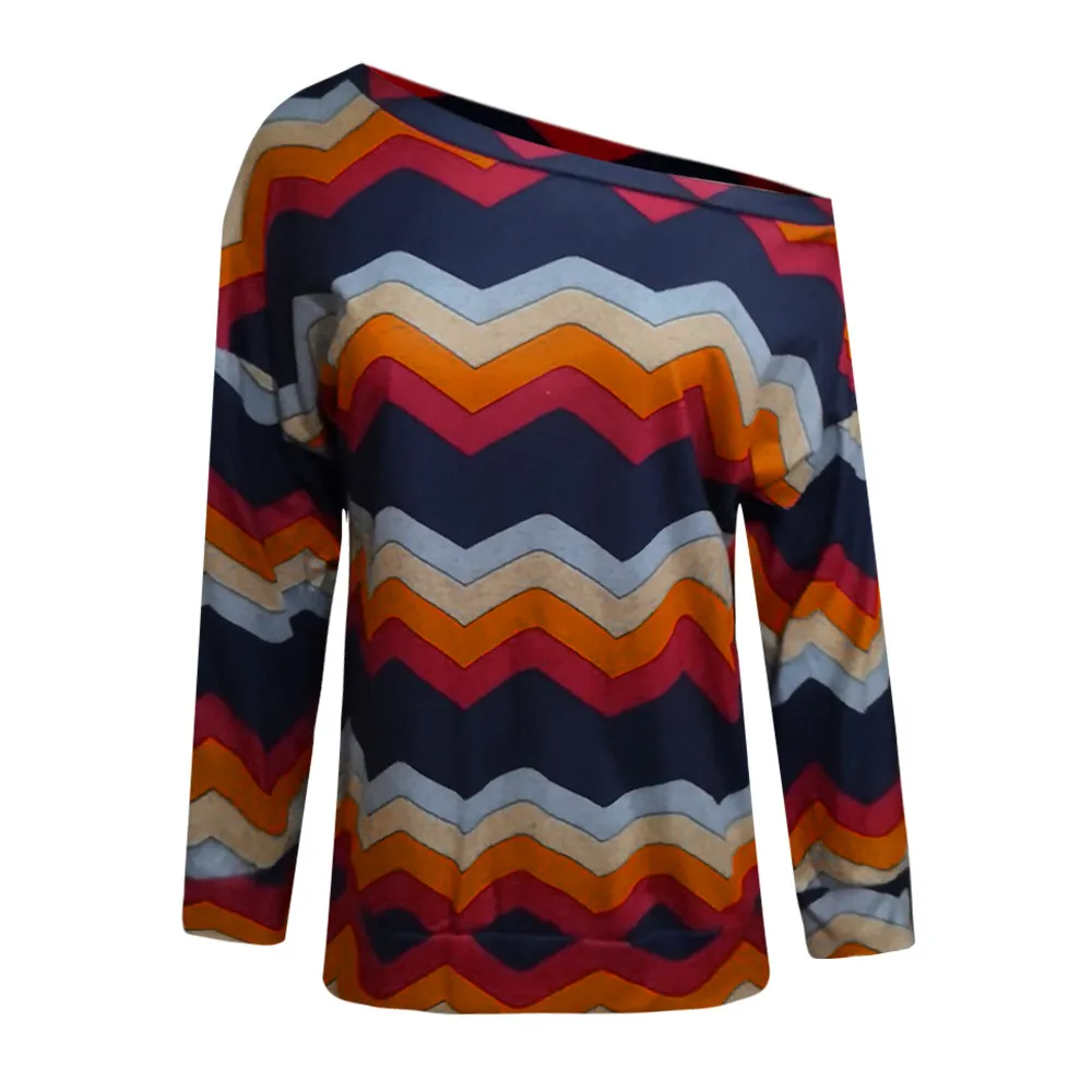 

Women O Neck Long Sleeve Striped Sweatshirt Pullover Casual Tops Shirt Poleras De Mujer Moda Women T Shirt Camiseta Feminina