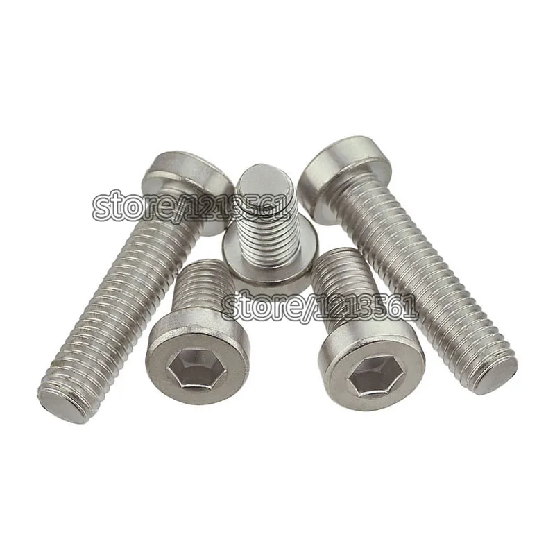 2000pcs M3 Screw Kits DIN912 Hex Socket Head Cap Screw white M3*/8/10