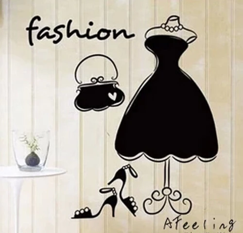 Модная одежда бутик магазина украшение для окна торговая марка девушек и женщин