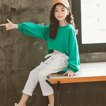 

2020 Spring Baby Girls Clothes T-shirts + Pants 2pcs Cotton Girls Suits Children Clothing Sets Toddler Tracksuits Outfits 10 12