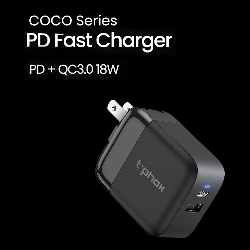 

T-phox Quick Charge 3.0 USB Charger For iPhone Samsung Xiaomi QC3.0 5V/3A Fast Charging EU/US Travel Wall Mobile Phone Charger