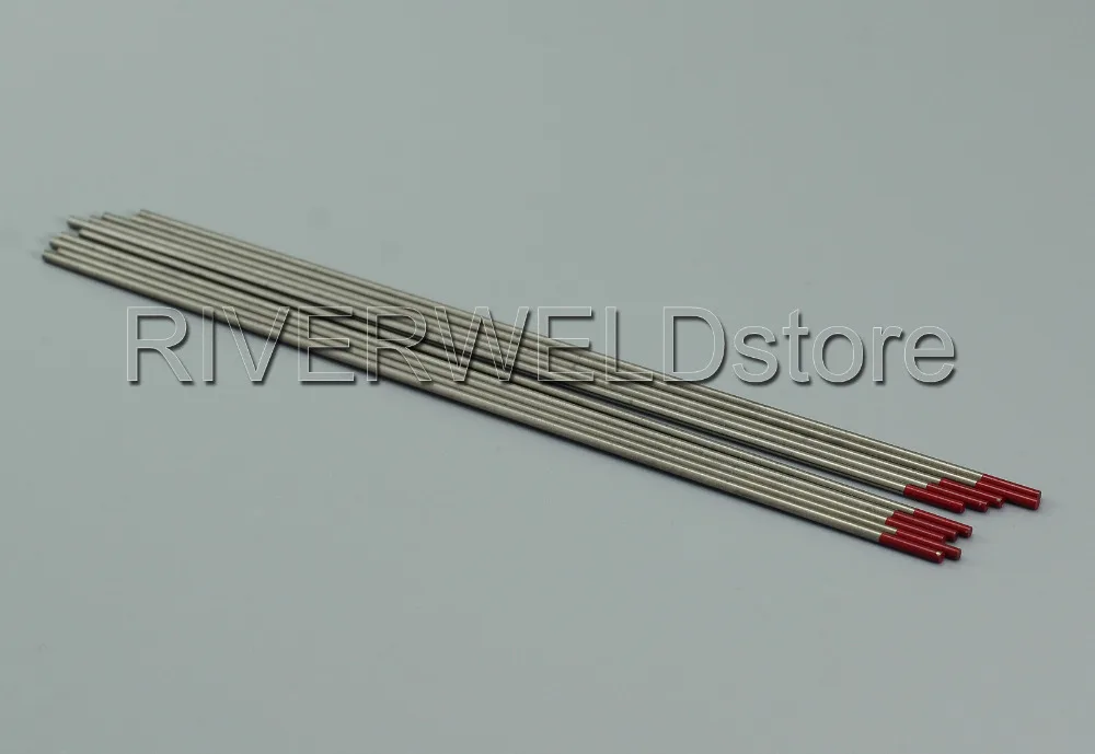 2% вольфрамовый электрод WT20 красный 1 6*150 мм 1/16x6 &quotx10PK подходит для сварки TIG|tig