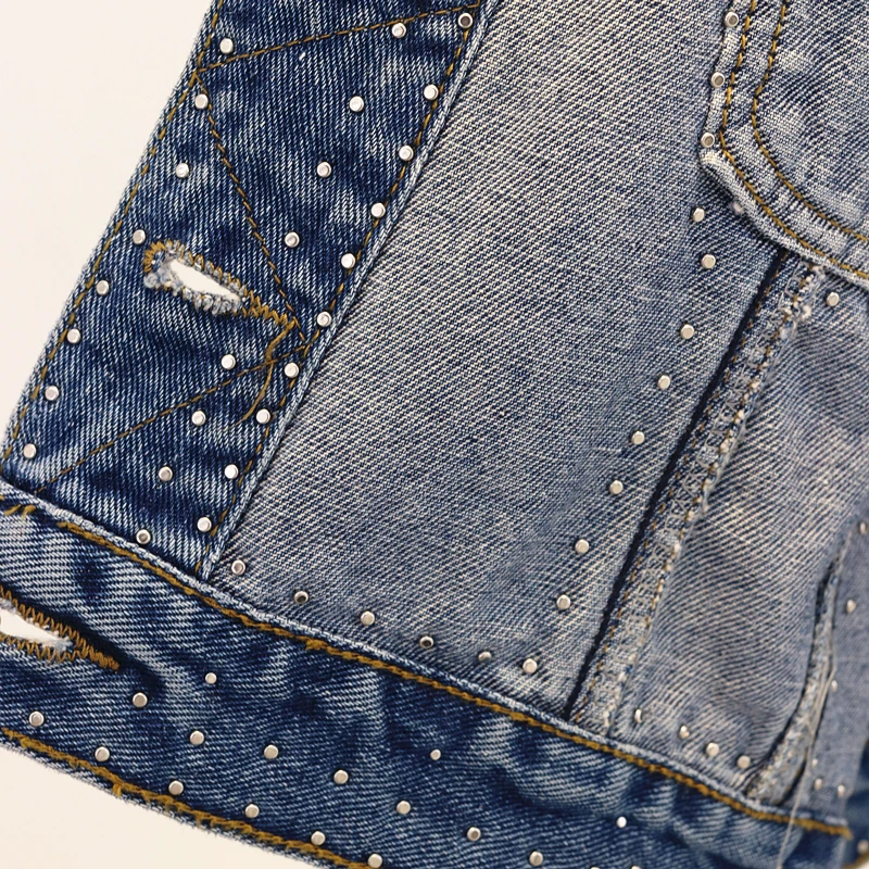 Noir Jean Manteaux Ample 2018 Étudiants Outwear Veste 2YWEIDH9e