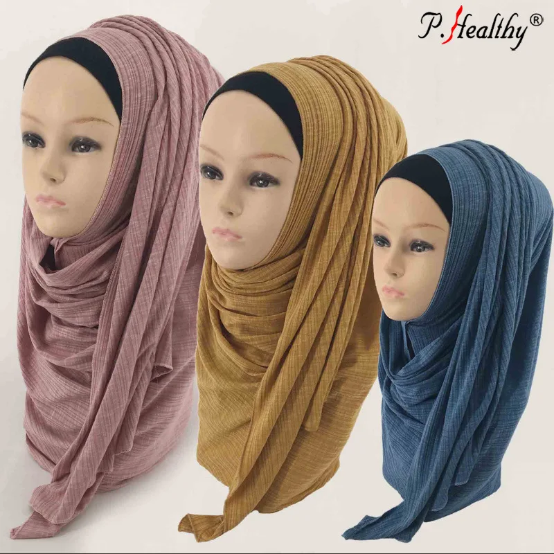 

SALE 10pcs/bag New Bamboo Jersey Scarf 170*70cm Muslim Long Scarf Wholesale Headscarfs Wraps 2018