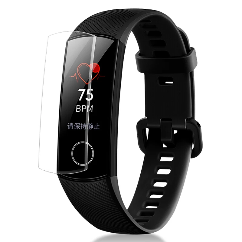 

Screen Film For Huawei Honor Band 4 Protector Screen Cover Soft TPU HD Anti-Scratch Ultra-Clear Protective Film For Honor Band 4