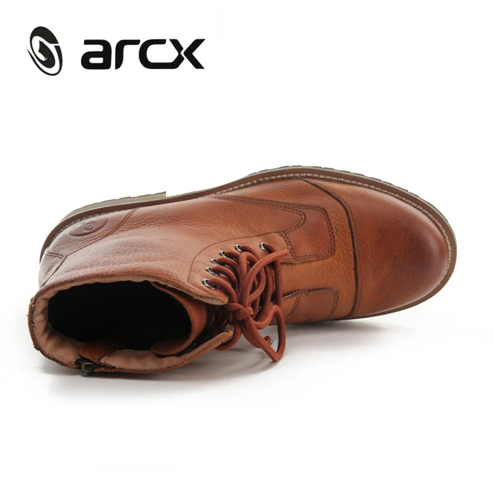 ARCX/кожаные мотоциклетные рыцарские Полусапоги Мужские дорожные сапоги