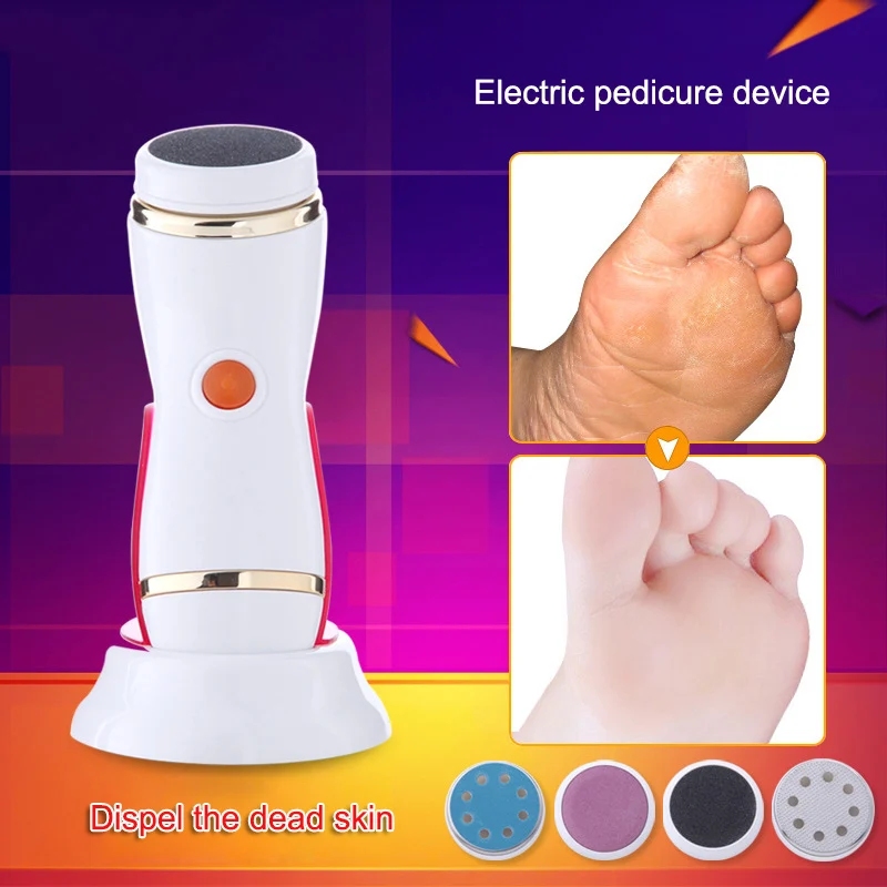 

2018 Electric foot pedicure jump soft callus remover feet perfect pin roller machine grinder care kit feet dead skin removal