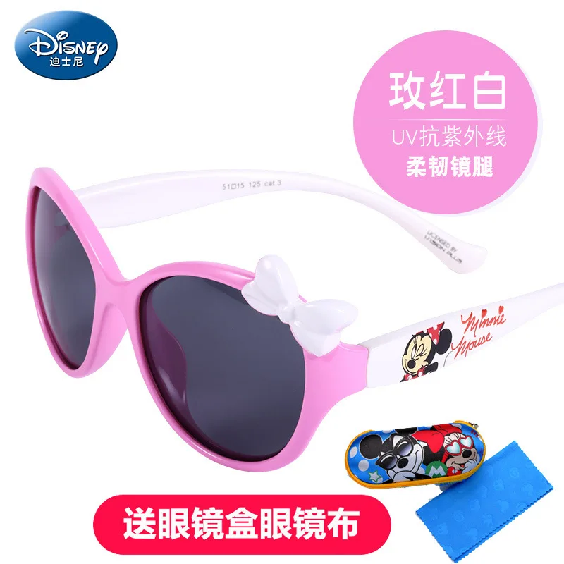 Disney детские солнцезащитные очки для девочек Аутентичные УФ детские солнцезащитные очки женские солнцезащитные очки поляризованные принцессы - Цвет линз: 3