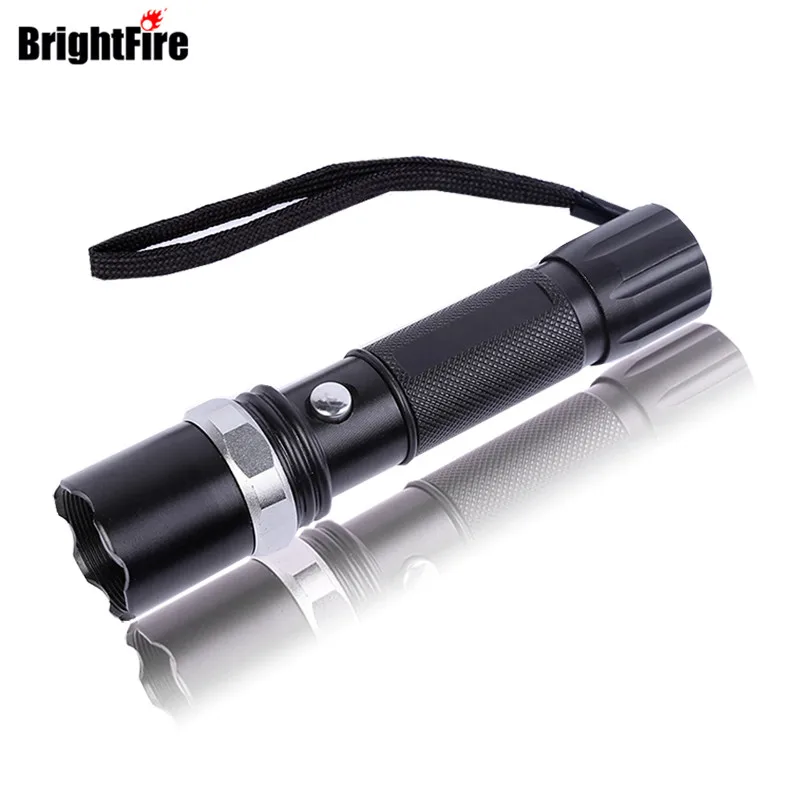 

Professional Super Bright Black 2000LM Waterproof LED Flashlight Mechanical Zoomable LED Torch Light Linterna