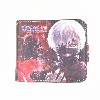 

cool marvel and star wars wallets white trooper men wallets comic Tokyo Ghou portfolio Attack on Titan zip cion purse
