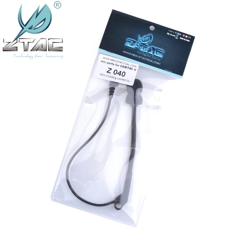 Z Tac Peltor Tactical Headohone микрофон с шумоподавлением Comtac II аксессуар для гарнитуры микрофон часть MicrophoneZ040-5