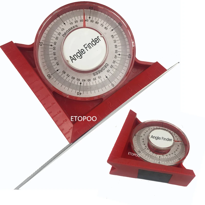 

Level Magnetic protractor Angle Locator Tilt Level Meter Angle Finder inclinometer Slope Angle Meter With Magnetic Base