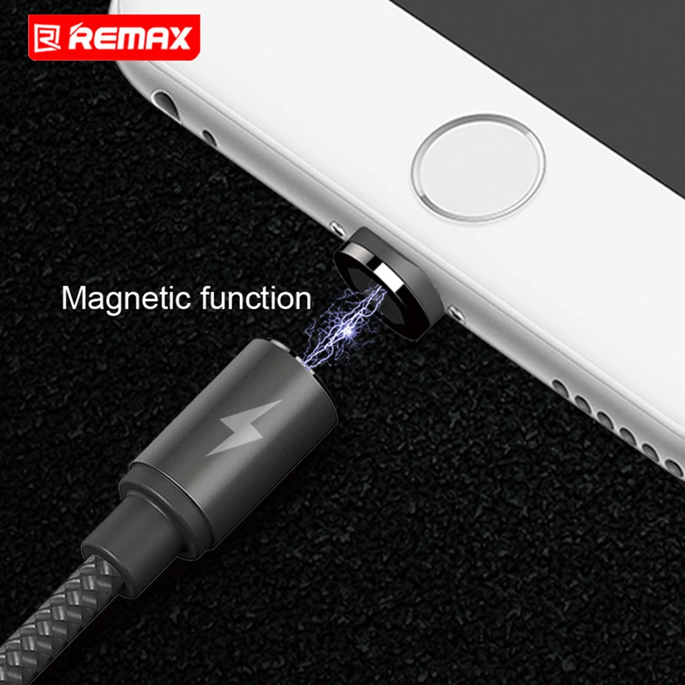 Магнитный кабель remax usb type-c со светодиодный светильник для кабеля type-C USB C быстрое зарядное устройство для samsung S8 HUAWEI mate 10 P10 Xiaomi 6