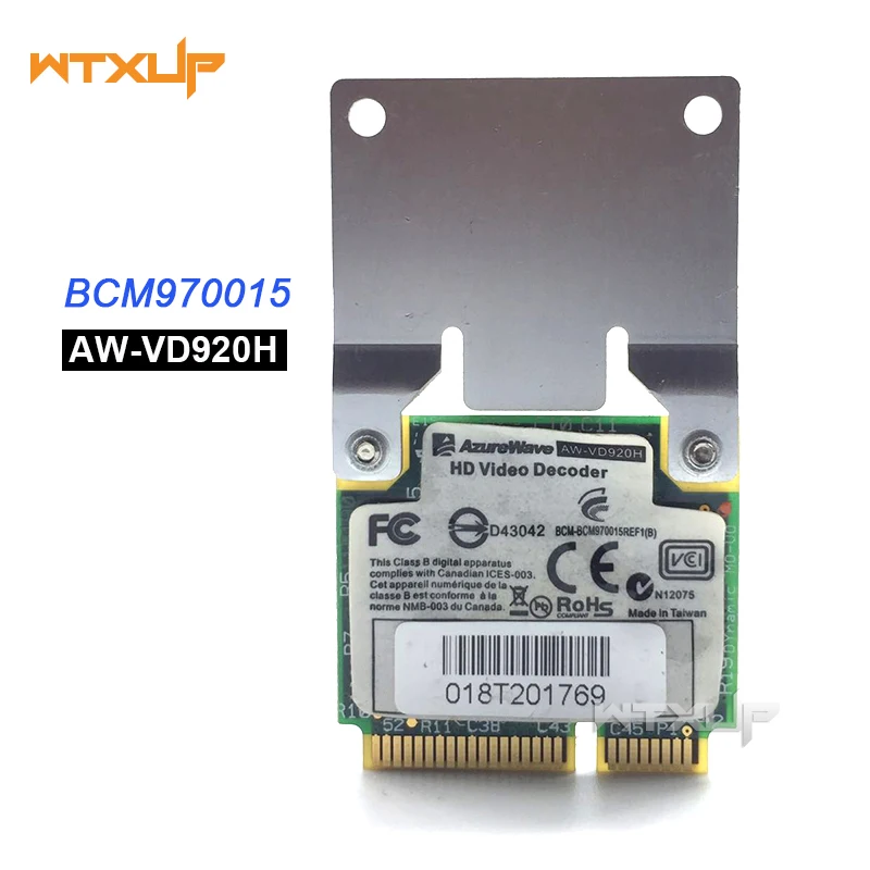 

1080p for Broadcom Crystal HD Decoder BCM70015 BCM970015 AW-VD920H HD Crystal Hardware Decoder Mini PCIE Adapter for 1th TV/Note