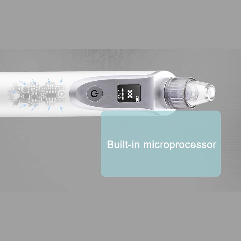 

Blackhead Remover Pore Cleanser Vacuum Blackhead Removal Suction Machine LED Screen can CSV