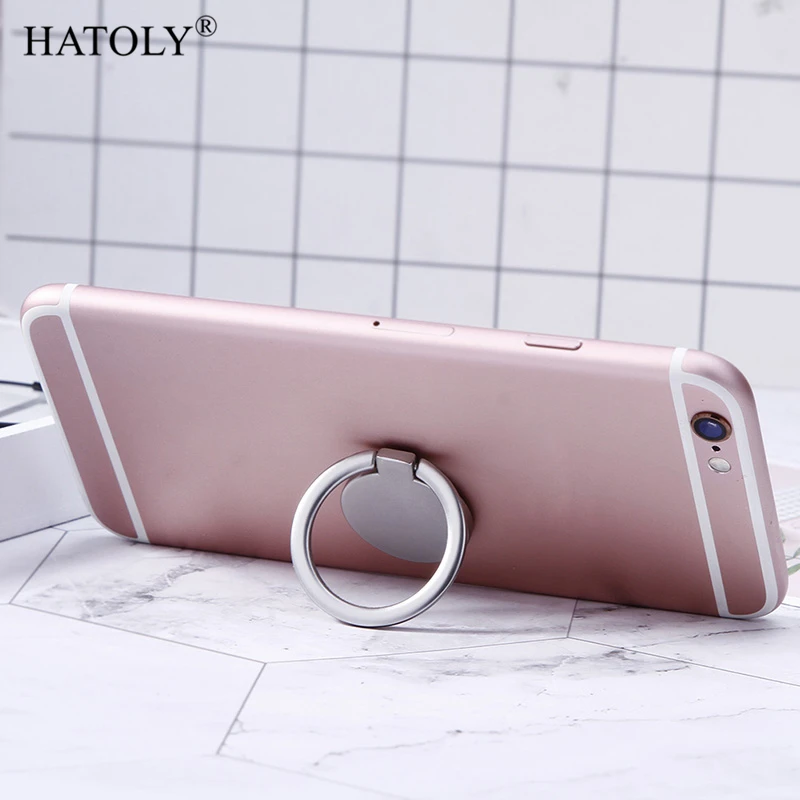 Metal Finger Ring Phone Holder Universal For Samsung Huawei Xiaomi Mini Magnetic Car Tablet Bracket Stand Holder For iPhone