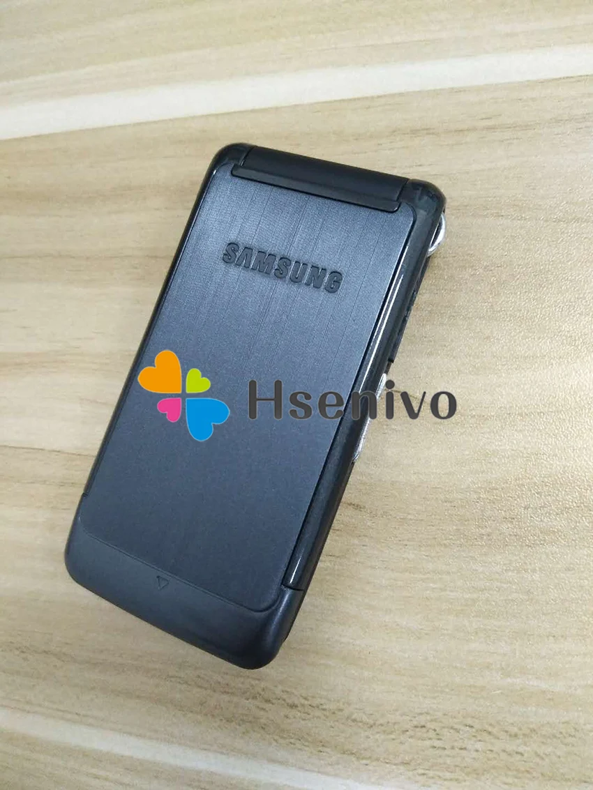 S3600 разблокированный Samsung S3600 1.3MP 2,8 дюймов GSM 2G Поддержка Русская клавиатура флип Восстановленный сотовый телефон