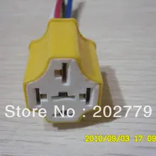 Longyue 20 шт. 5 p/булавки реле гнездо керамика термостойкость разъем свет Штепсель 15 см провода