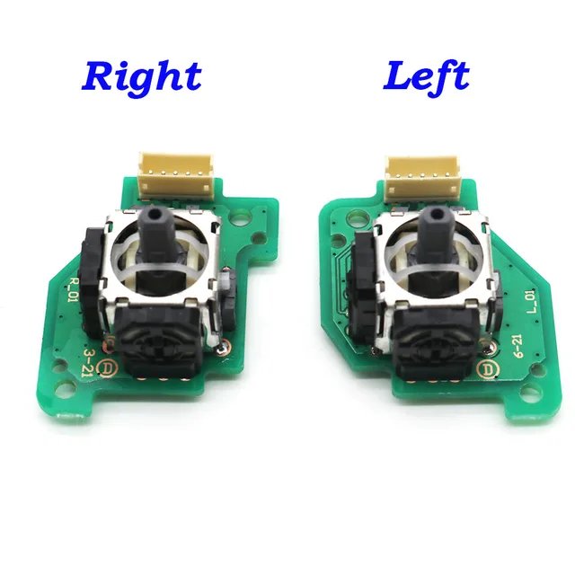10pcs New Right Or Left 3D Analog Stick Joystick with PCB Board for Wii
