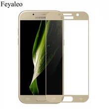 Закаленное защитное стекло Feyaleo для Samsung Galaxy A5 с рамкой