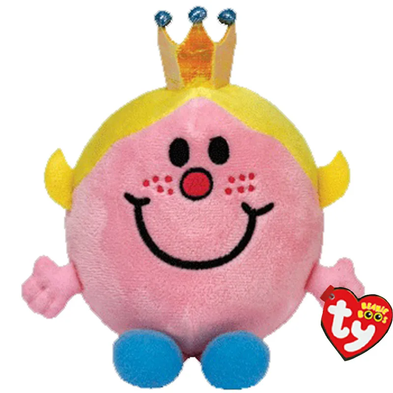 Ty Beanie Ballz " 10 см LittleMiss принцесса Плюшевые игрушки Мягкая коллекция кукла с биркой