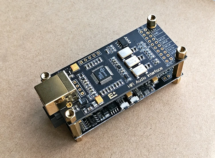 SA9227 + ES9038Q2M готовой декодер доска Hifi лихорадка USB звуковая карта конвертер комплект поддерживает DSD