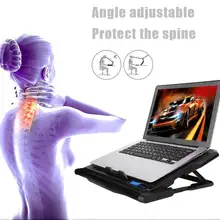 ICE COOREL K6 кулер для ноутбука 2 usb порта 6 охлаждающий вентилятор для ноутбука PC держатель Подставка для ноутбуков 12-15,6 дюймов