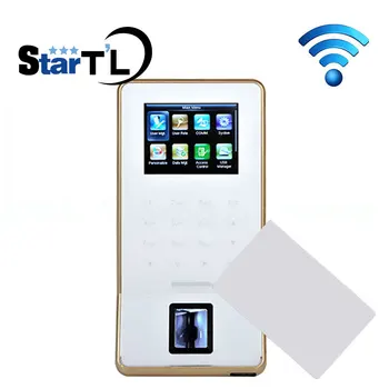 

Free Shipping fingerprint access control reader with WIFI TCP/IP F22 zk 13.56 MF/IC card fingerprint access control system