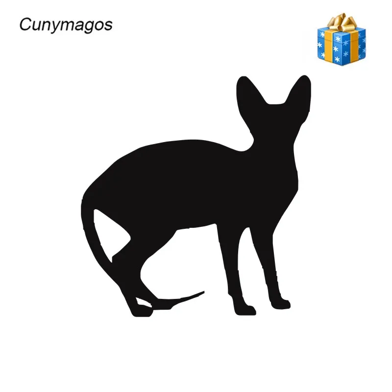 Cunymagos Сфинкс Кошка украшение для автомобильных окон наклейки Забавные милые