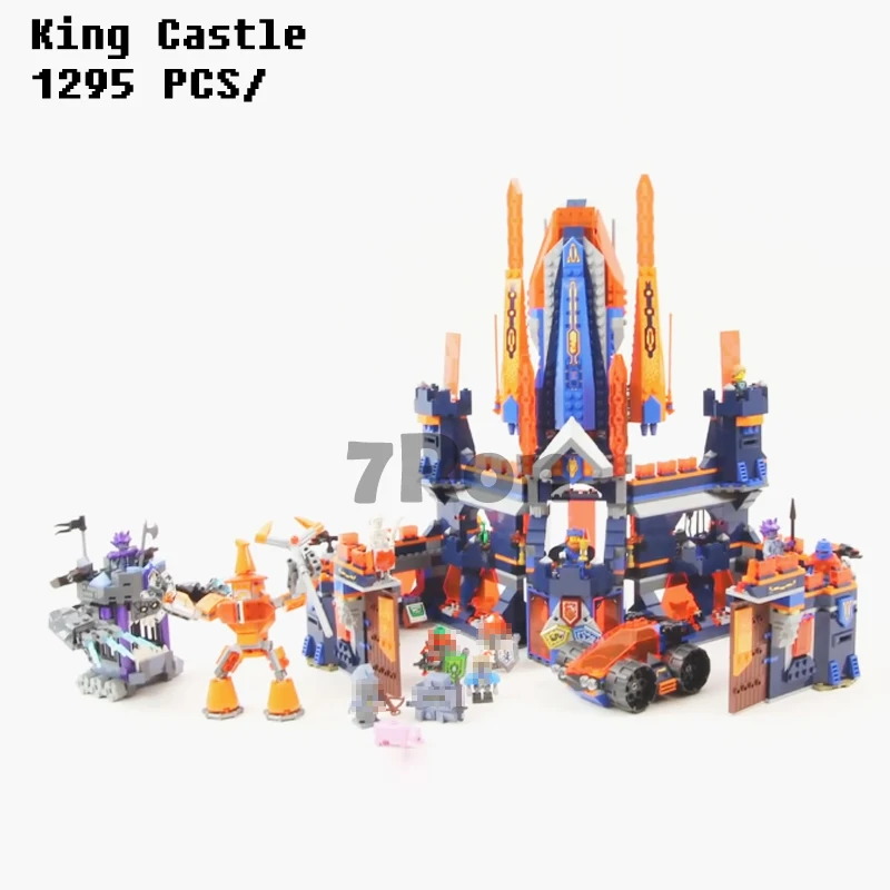 

Models building toy 14037 1295pcs King Castle Set Building Blocks Compatible with lego Nexus Knights Series 70357 toys & hobbie