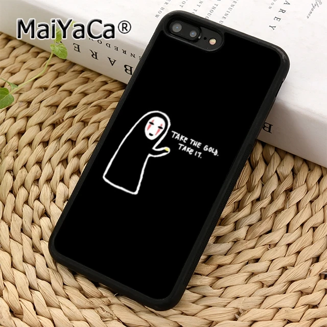 

MaiYaCa Totoro Spirited Away Ghibli Miyazaki Anime Kaonashi Phone Case Cover For iPhone 5 6 6s 7 8 X XS max Galaxy S7 S8 S9 plus