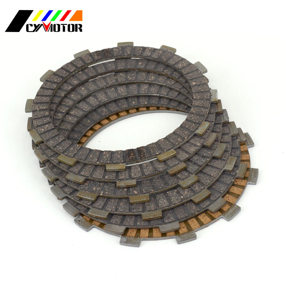 

6PCS Motocycle Clutch Friction Plates Disc Set For HONDA CB400 CB400AD CB400F CB400S CB400SA CB400SAD CB400SF CBR600F CB CBR